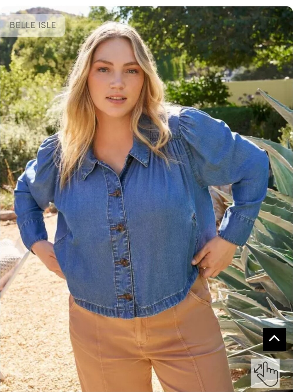 NWT TORRID 1X Belle Isle Denim Swing Jacket